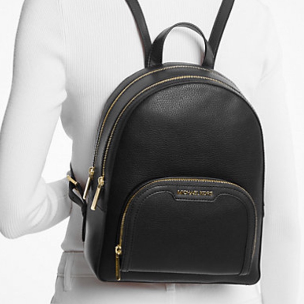 Michael Kors Jaycee Medium Pebbled Leather Backpack